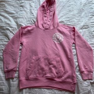 girls pink abrrcrombie hoodie